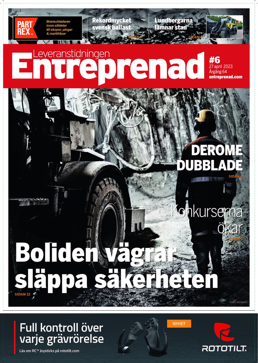 UlrikaAndersson's tweet photo. Toppendag med toppentidning! Ute nu!😎 https://t.co/1VHlx9My9G