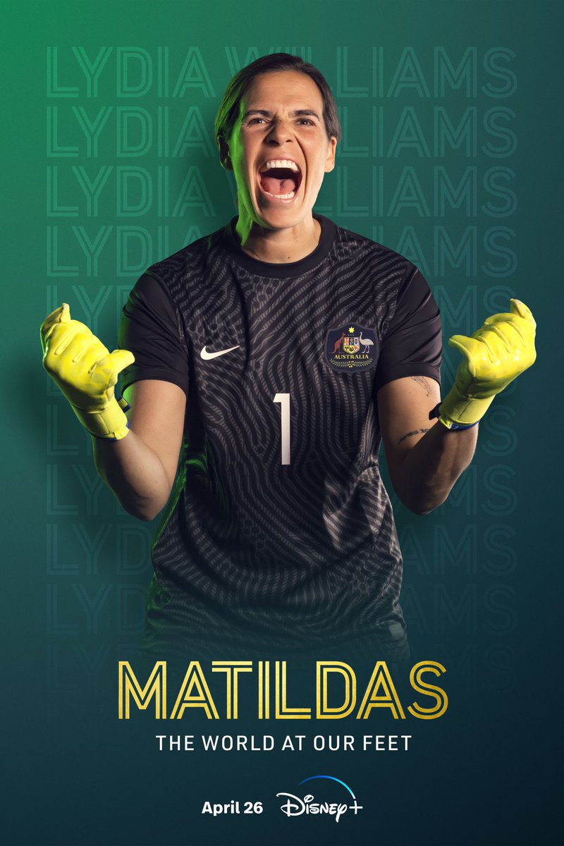 lydsaussie's tweet photo. Out now on @DisneyPlus ⚽️👀 https://t.co/DL8dKtV5qO