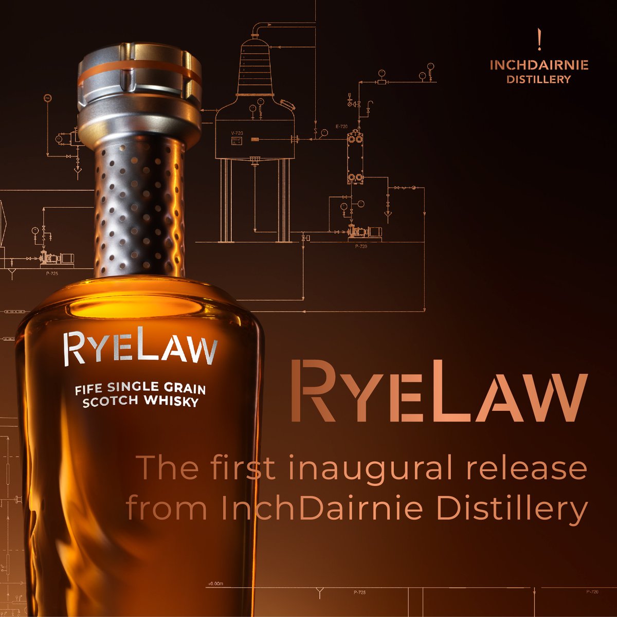 New: Introducing RyeLaw, the first inaugural release from <a href="/InchDairnieDist/">InchDairnie Distillery</a>. Having tasted RyeLaw, we think there is nothing in Scotland that quite resembles it. Balance &amp; elegance of a malt whisky but the depth and spice of a Rye whisky: rmwlink.co/InchDairnie