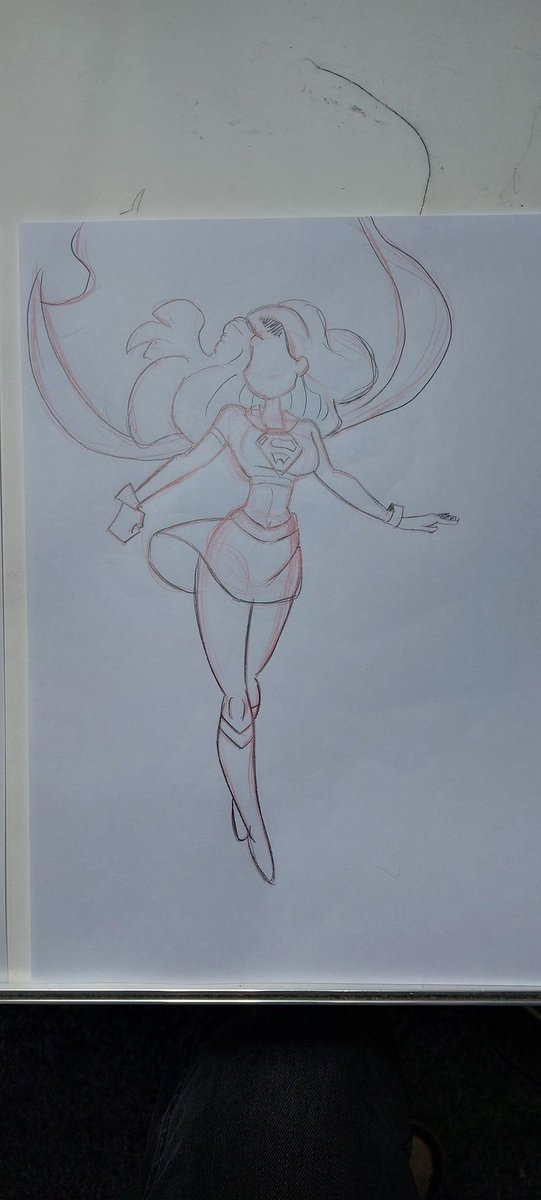 Morning Scrawlings: warm up 

#chungli #supergirl #illustration #warmupsketch #sketchbookdrawing #sketching #artjournal
