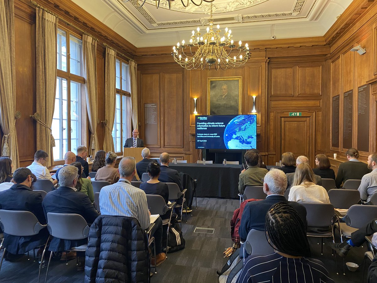 We’re delighted to hear from Professor Jason Lowe, Principal Fellow and Head of Climate Services for <a href="/MetOffice_Sci/">Met Office Science</a> 

“2022 was the sixth warmest year on record and the 9th year in succession that has equalled or exceeded 1.0 the above pre-industrial period”

#AdaptingToHeat