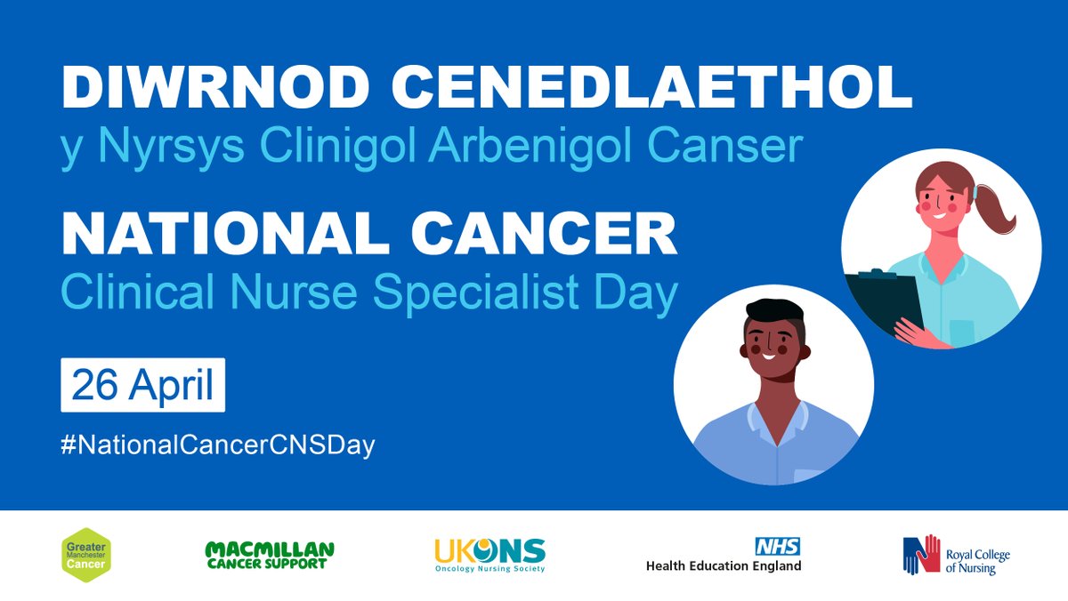 WalesCancerNet's tweet photo. National Cancer Clinical Nurse Specialist (CNS) Day, Diwrnod Cenedlaethol y Nyrsys Clinigol Arbenigol Canser #NationalCancerCNSDay https://t.co/TX53cIdfVB