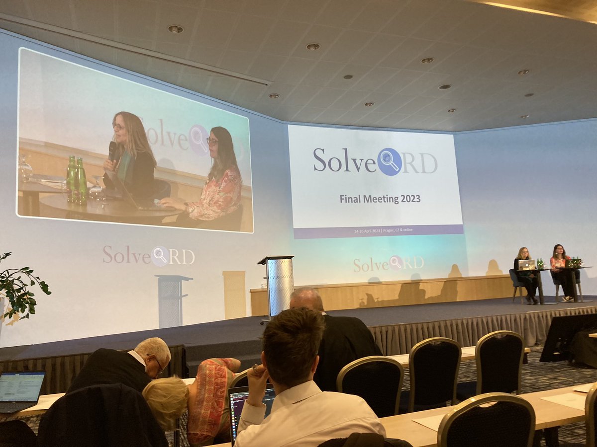 Very nice and inspiring <a href="/Solve_RD/">Solve-RD</a> symposium this morning in Prague. <a href="/Orphanet/">Orphanet</a>