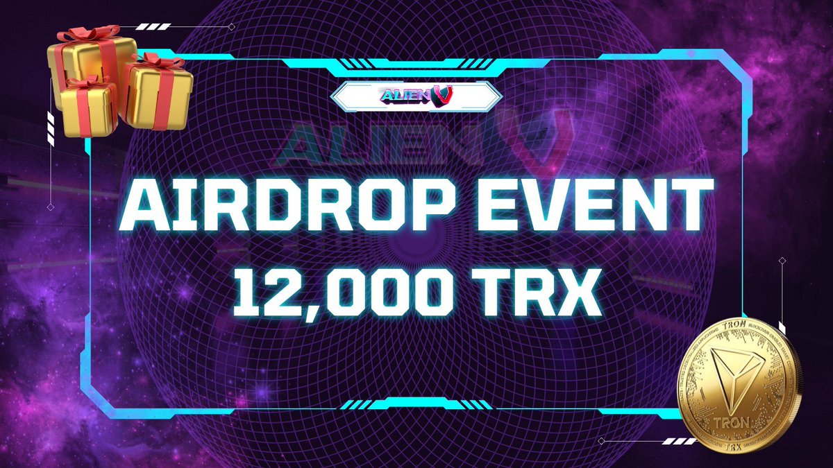 AlienV TRX Airdrop Event!🥳 
🏆Reward: 12,000 TRX 
🏅Winners: 500 Lucky
Join: forms.gle/Cvs8EEfPnPsDzV…

🙌About AlienV project outline: Discover the world of Robot Taekwon V with the iconic director born in 1941.
With works including Taekwon V, TTol-i General, and Ulemae series.🚀