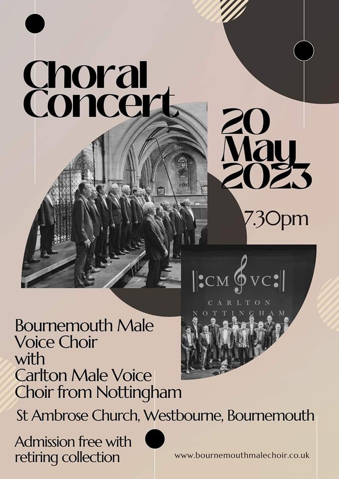 We're still buzzing after a fabulous Festival. Now looking forward to our May tour 'south', singing with two great choirs and entertaining the good folk of Northampton and Bournemouth. Come and see us if you're in the area(s)