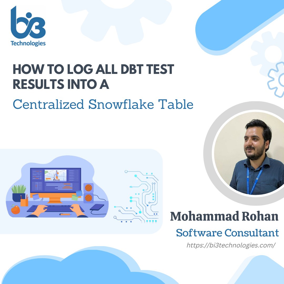 Bi3Technologies's tweet photo. Learn how to log all DBT test results into a centralized Snowflake table and automate your ETL/ELT process efficiently.

Read more: https://t.co/WGEmkEPnxu

#DBT #Snowflake #dataengineering #datatransformation #ETL #ELT #Automation #Blogs #BI3 #BI3Technologies https://t.co/OQ90RmEOIK