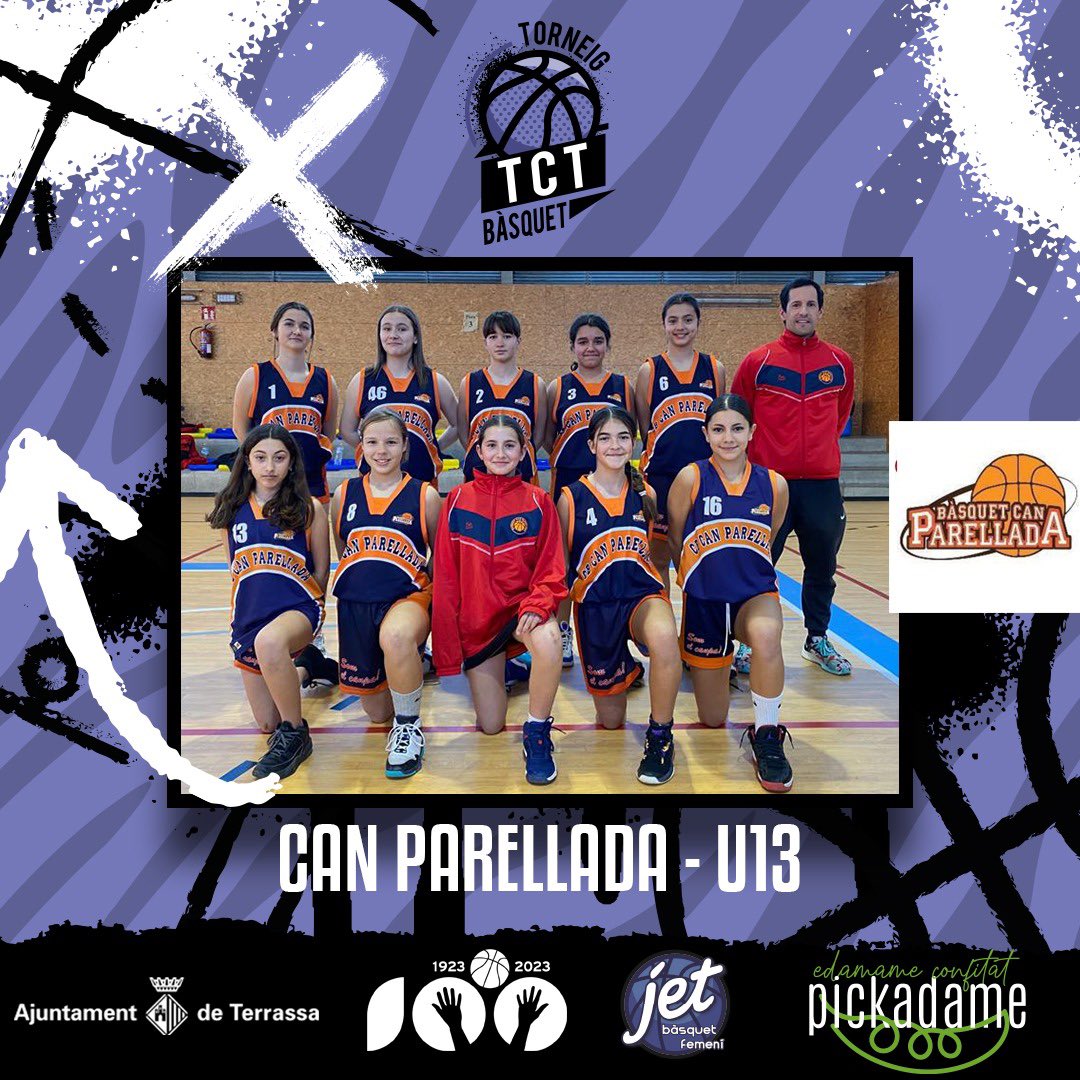 TorneoTerrassa's tweet photo. PRESENTACIONS: 
#TCT2023

El CB Can Parellada participa també amb dos equips. Us presentem a les noies del pre infantil 1.  

#TCT2023 #Cantera #U12 #U13 #Terrassa #CanJofresa #CanParellada #LaFestaDelBQFemení #XXIedició #CitaObligada #JET #Pedrera 💯#a100ambelBàsquet🏀 https://t.co/DotzFBA9Ro