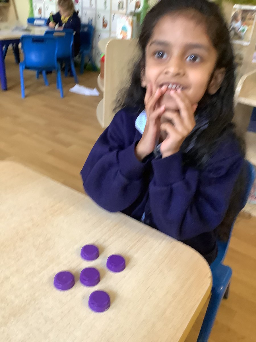 Practising our subitising skills in nursery today <a href="/PinehurstP/">Pinehurst Primary</a> #PinehurstMaths