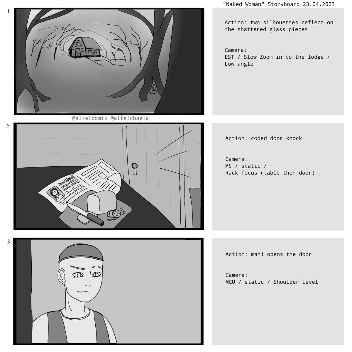 altelcomix's tweet photo. New Horror Storyboard!! Enjoy~ 🖤

PART 1/2

#horrorOC #animationart #horrormovie https://t.co/7qFkzQta53