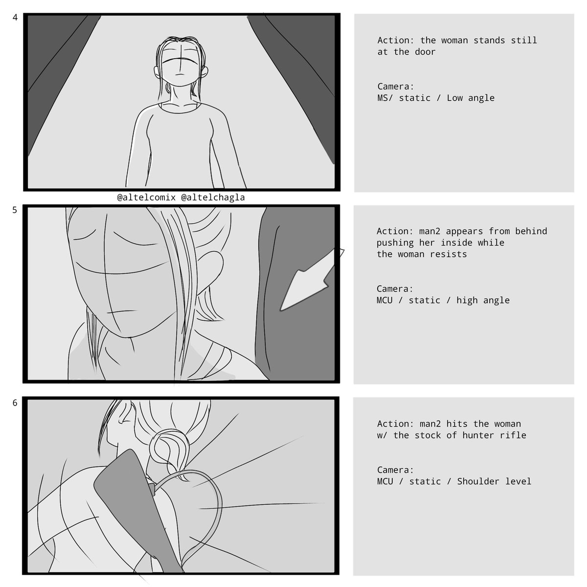 altelcomix's tweet photo. New Horror Storyboard!! Enjoy~ 🖤

PART 1/2

#horrorOC #animationart #horrormovie https://t.co/7qFkzQta53