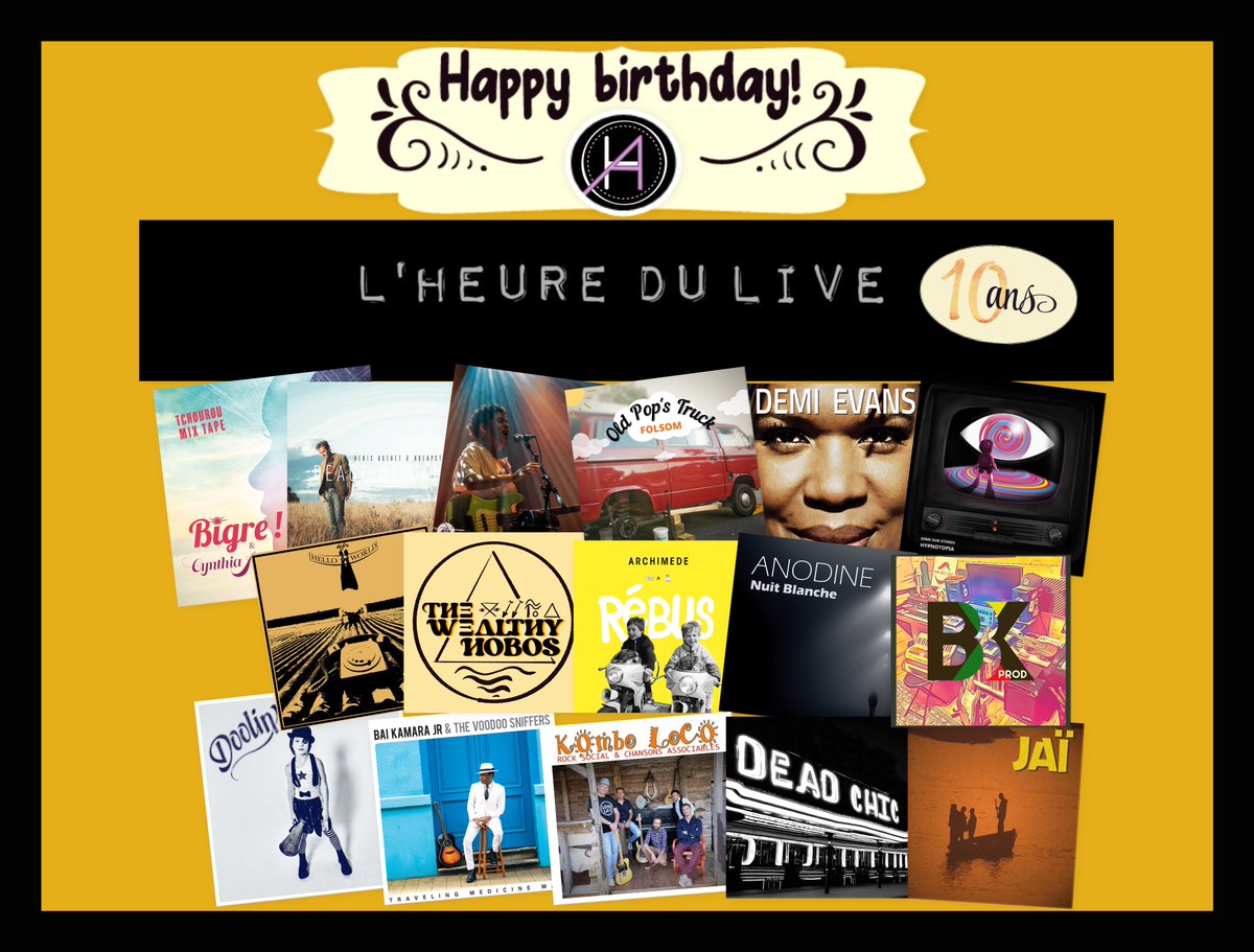 audrey_hardy's tweet photo. Dix ans de musique, de rencontre, de partage, de découverte !!! Prenez le temps de faire une pause musicale, écoutez L'HEURE DU LIVE 😍PODCAST => https://t.co/2p08oUnDrU https://t.co/10AQRy1ZWe