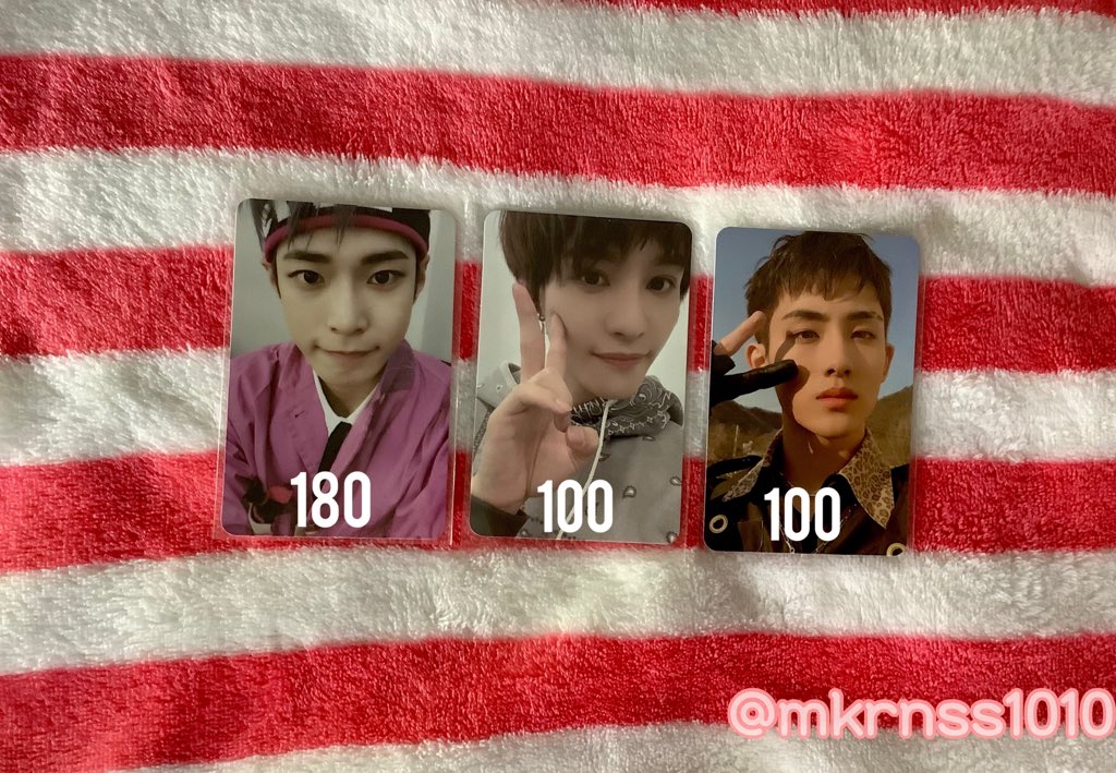 mkrnss1010's tweet photo. พร้อมส่ง 💌

โดยอง ชรบ cherry bomb
วินวิน awaken the world 
หยางหยาง kihno arrival

ราคาตามภาพรวมส่งแล้วค่ะ 📮

#ตลาดนัดnct #ตลาดนัดอซท #ตลาดนัดnct127 #ตลาดนัดwayv
doyoung winwin yangyang https://t.co/CGXrcDdEeB