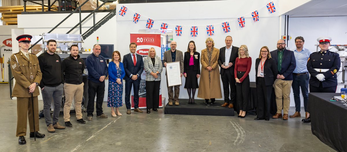 On the 12th April, we were delighted to welcome His Majesty’s Lord Lieutenant for Worcestershire to PPS to officially receive our Queen’s Award for Enterprise in International Trade.
It was a proud day for us and we were thrilled to be joined by our special guests to celebrate!