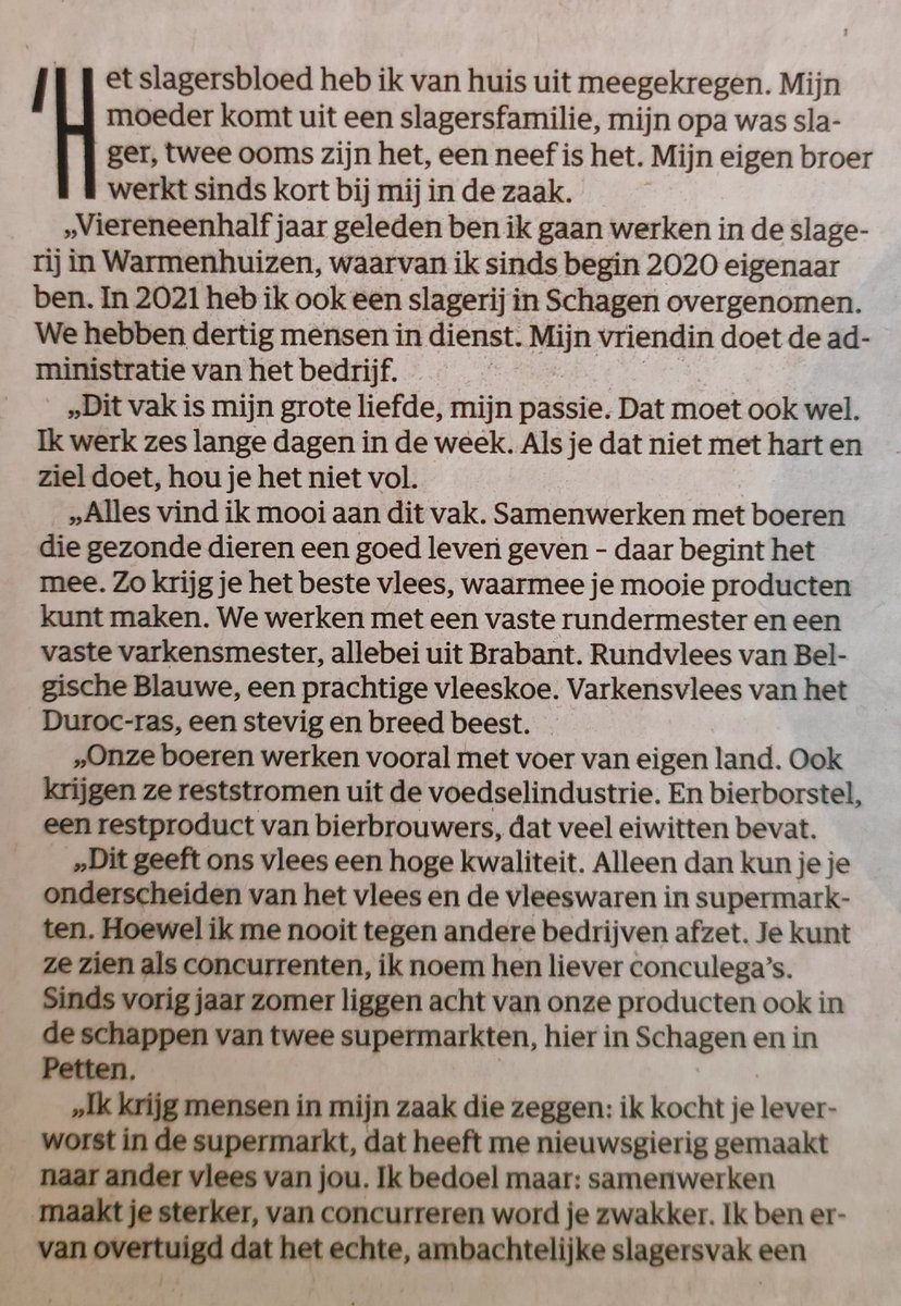 teamagronl's tweet photo. Vorige week was het #WeekVanDeSlager πͺ
Bij deze nog een aardig interview uit @nrc π #inhaallezen π° https://t.co/p9DSx2JzLF