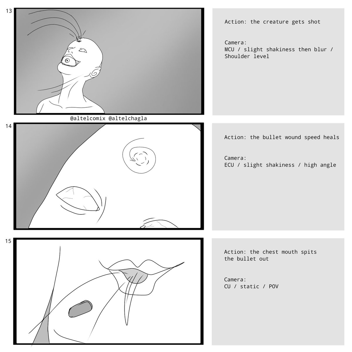 altelcomix's tweet photo. New Horror Storyboard!! Enjoy~ 🖤

PART 2/2

#horrorOC #animationart #horrormovie https://t.co/PudkDoR6nL