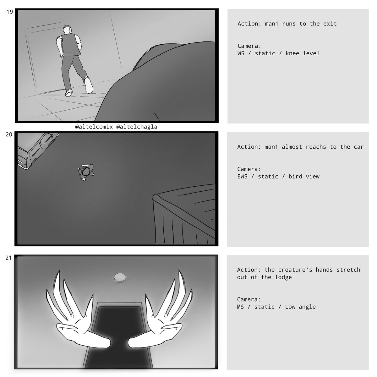 altelcomix's tweet photo. New Horror Storyboard!! Enjoy~ 🖤

PART 2/2

#horrorOC #animationart #horrormovie https://t.co/PudkDoR6nL