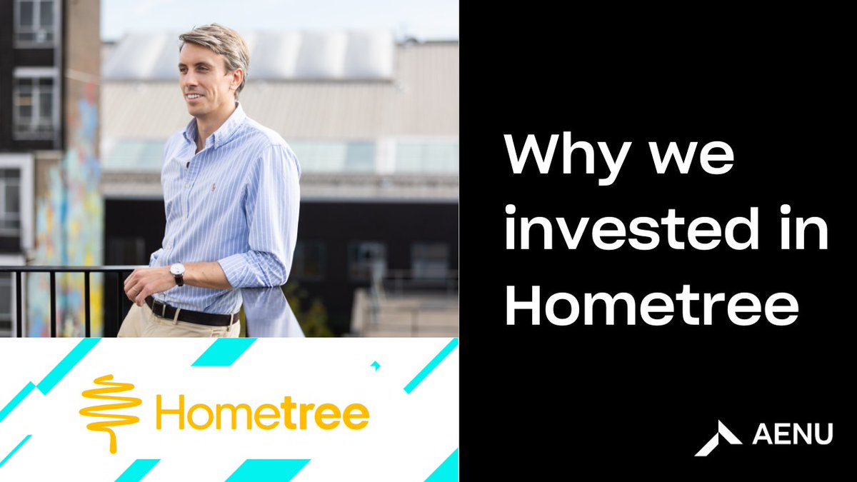 🏠  Why did we invest in the leading European platform for affordable home decarbonization?

🚀 In short:  We believe in @hometree_uk 's team, product and go to market strategy. 

Full article: aenu.com/insights/why-w…

#startup #homedecarbonization #energytransition