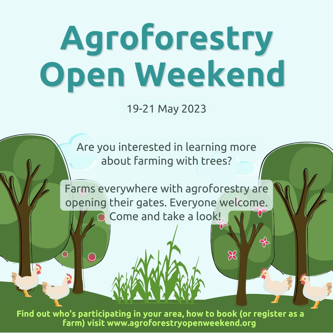 Couldn't have put it better myself! Lots of exciting opportunities to learn about #agroforestry this year. Looking forward to day 2 of <a href="/TheICF/">Institute of Chartered Foresters</a>