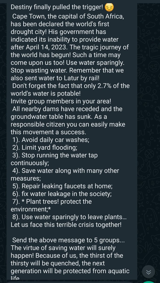 Please read it carefully ...
#savewater
#waterscarcity
#savehuman
#SaveEarthMission