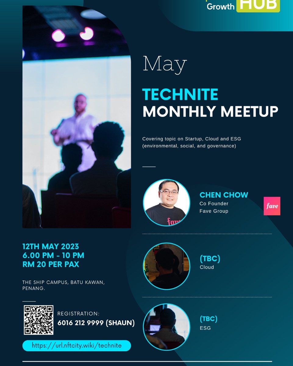 noobsHQ's tweet photo. Join us on 12th May for TechNite feat ChenChow, co-founder of Fave, as he shares his journey of building the startup to a successful exit. Learn from his experience in the tech industry and get inspired. #TechNite #Fave #startup #entrepreneurship
https://t.co/IyQ7vOg9uC https://t.co/rzDQ9JfRo9