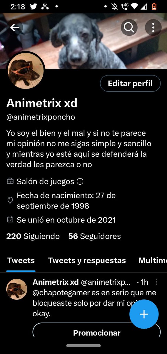 brayanponcho98's tweet photo. @ChapoteP esto fue en donde me bloqueaste https://t.co/l4rb76ibDe