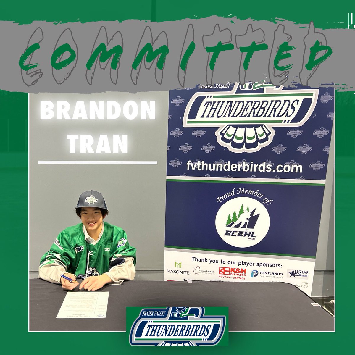 FV Thunderbirds commit to Brandon Tran for the 2023/24 Seasons, Brandon adds a 200ft game of quickness to the Thunderbirds lineup.
#Commited