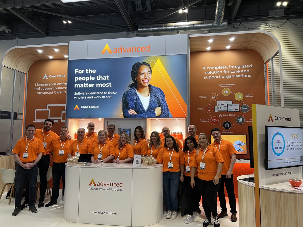 One_Advanced's tweet image. The Advanced Care Cloud team will be at The Residential &amp;amp; Home Care Show at ExCel London today, if you are planning on attending the event, visit us at stand C24, we’d love to see you! 

#CareCloud #HealthPlusCare #ResHomeCareShow