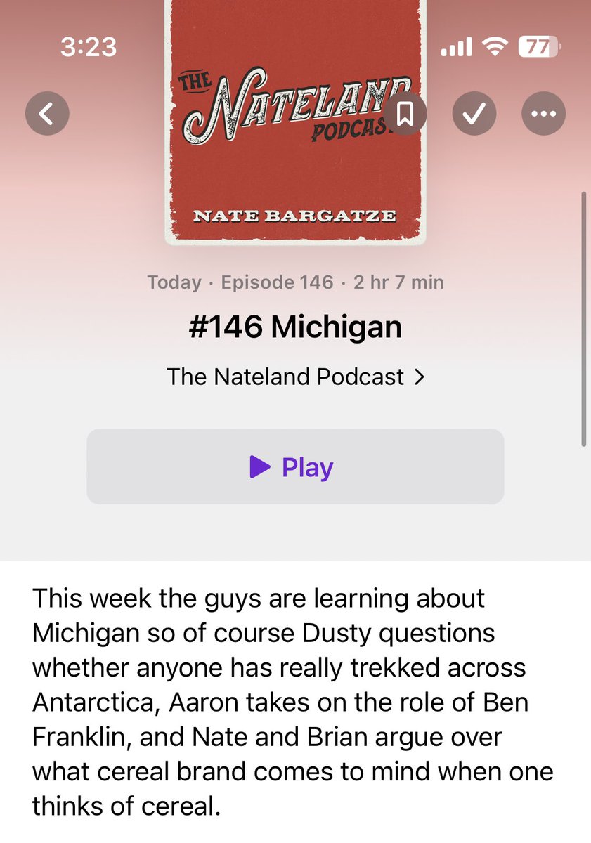 If you’re looking for a podcast that is really educational and stays on track listen to @NatelandPodcast 

@dustyslay @natebargatze @brianbatescomic @realaaronweber