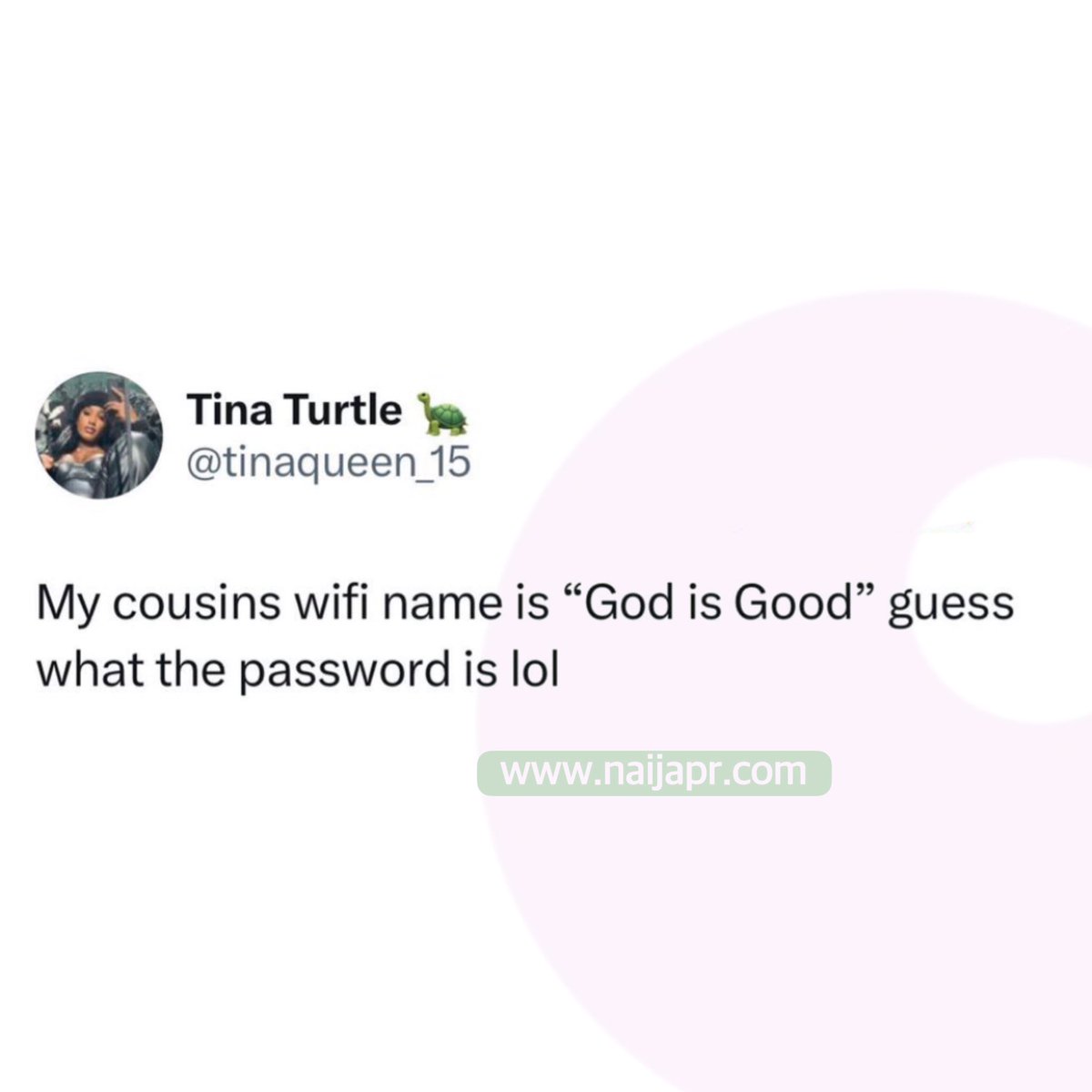 Naija tweet media