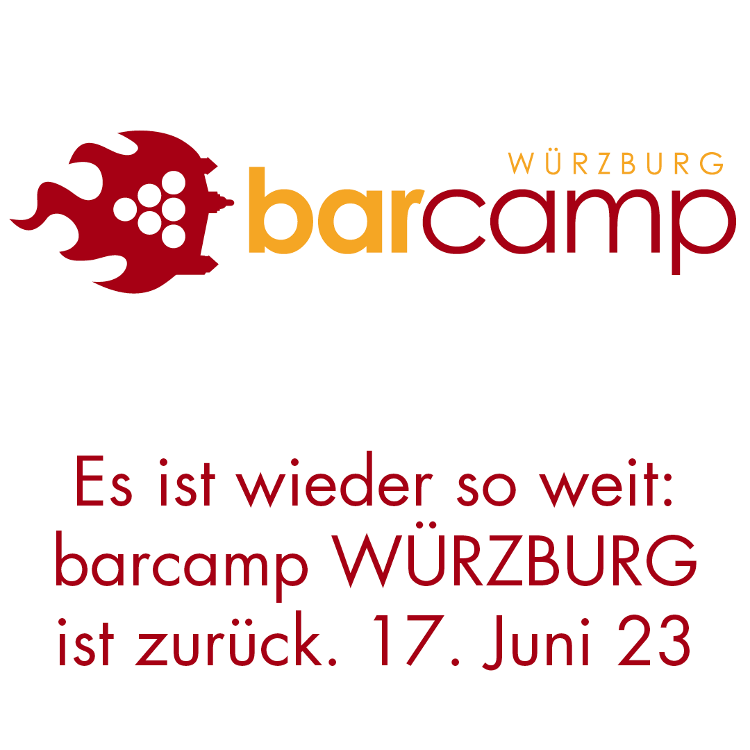 dot_ute's tweet image. 3,5 Jahre Pause sind echt genug, höchste Zeit für das nächste #Barcamp Würzburg:

Samstag, 17.06. im Skyline Hill Center in Würzburg. 

Wer ist (wieder) dabei? Pls RT! 🙏

barcamp-wuerzburg.de