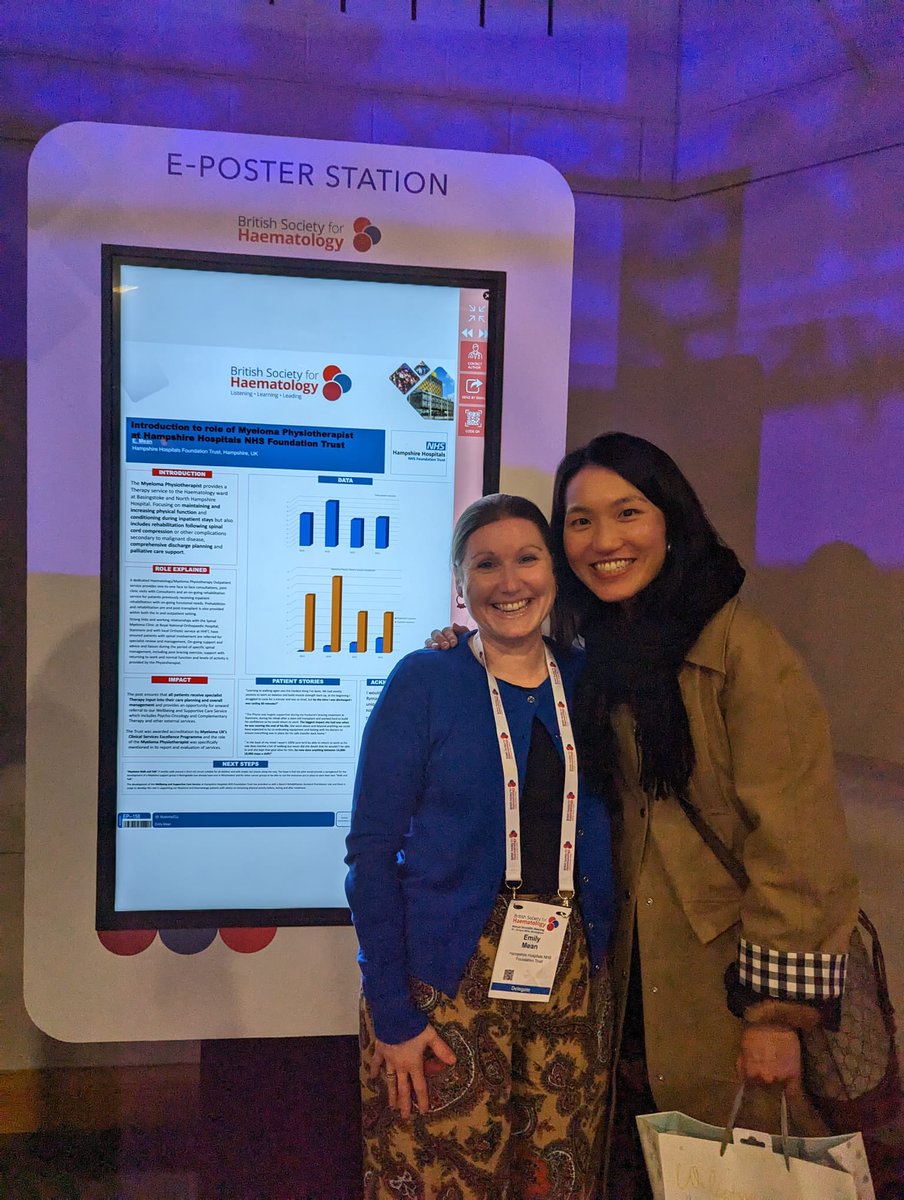 HHFT_CancerCare (@cancercarehhft) on Twitter photo Congratulations to Emily our Clinical Specialist Myeloma Physio <a href="/CancercareHhft/">HHFT_CancerCare</a> who presented a poster <a href="/BritSocHaem/">BSH - Haematology</a> showcasing the introduction of a myeloma physiotherapist at HHFT ⭐️ Congratulations to Emily our Clinical Specialist Myeloma Physio <a href="/CancercareHhft/">HHFT_CancerCare</a> who presented a poster <a href="/BritSocHaem/">BSH - Haematology</a> showcasing the introduction of a myeloma physiotherapist at HHFT ⭐️