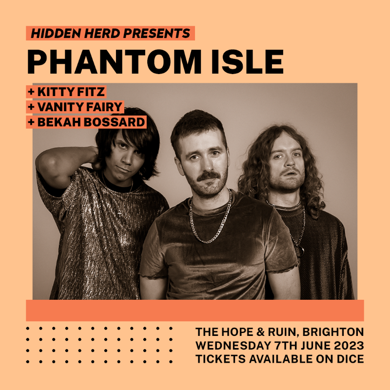 HiddenHerd's tweet photo. Just announced! @kittyfitzd, @vanityfairydust, @phantom_isle and @BekBossard will play Hidden Herd at @thehopeandruin 🔥

Fresh from releasing her new EP on @Sadclubrecords, don’t miss the alt-pop brainchild of @prima__queen bassist Kitty Fitz on 7th June.

Get tickets on DICE ⬇️