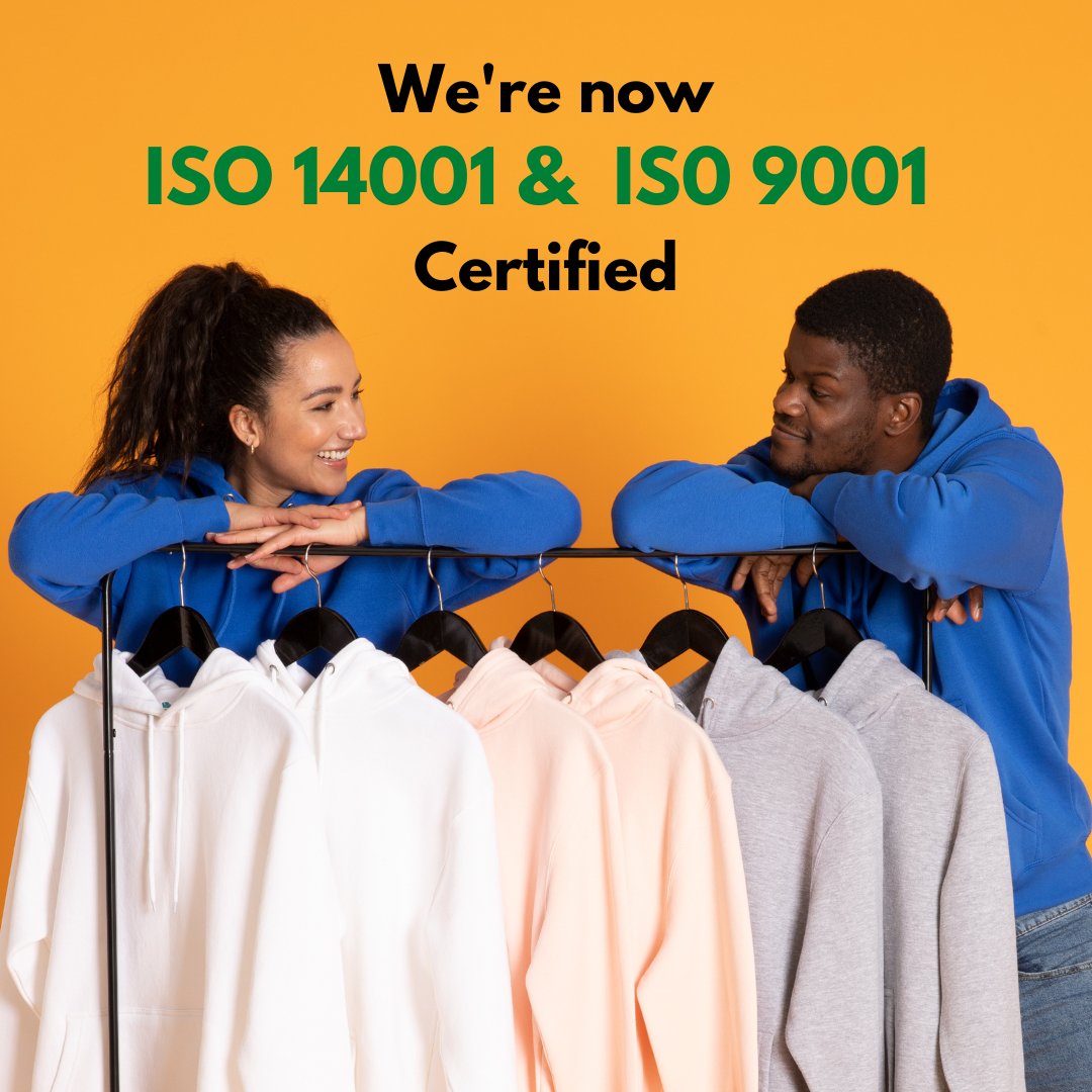 tshirtandsons's tweet photo. We're proud to share our ISO14001 &amp; ISO19001 certifications.🥳
ISO 14001 and ISO 19001 certify our business policies for environmental &amp; quality management systems.  
#Printondemand #ISOCertifacation #ISO14001 #ISO19001 #DTGPrinting https://t.co/zXl11kNaYs
