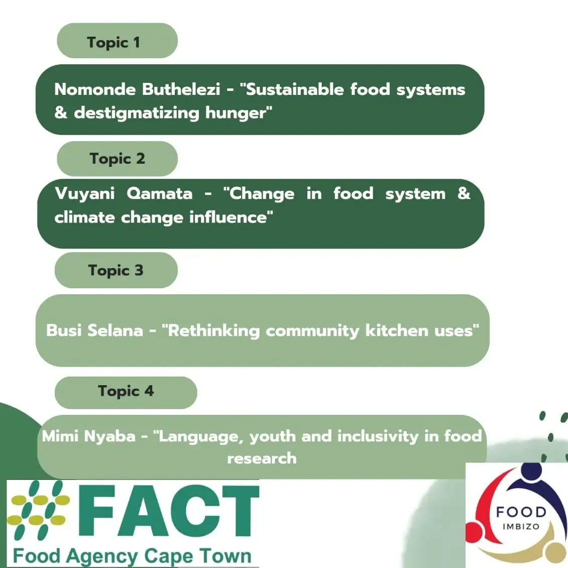 We are at @BerthaHouseCPT today with @FoodSecurity_za  for the Food Imbizo!! 

You can still join online: docs.google.com/forms/d/e/1FAI…

#fact #factcapetown #foodimbizo #foodsecurity #foodjustice #Food #FoodCrises #coresearch #Capetown #southafrica
