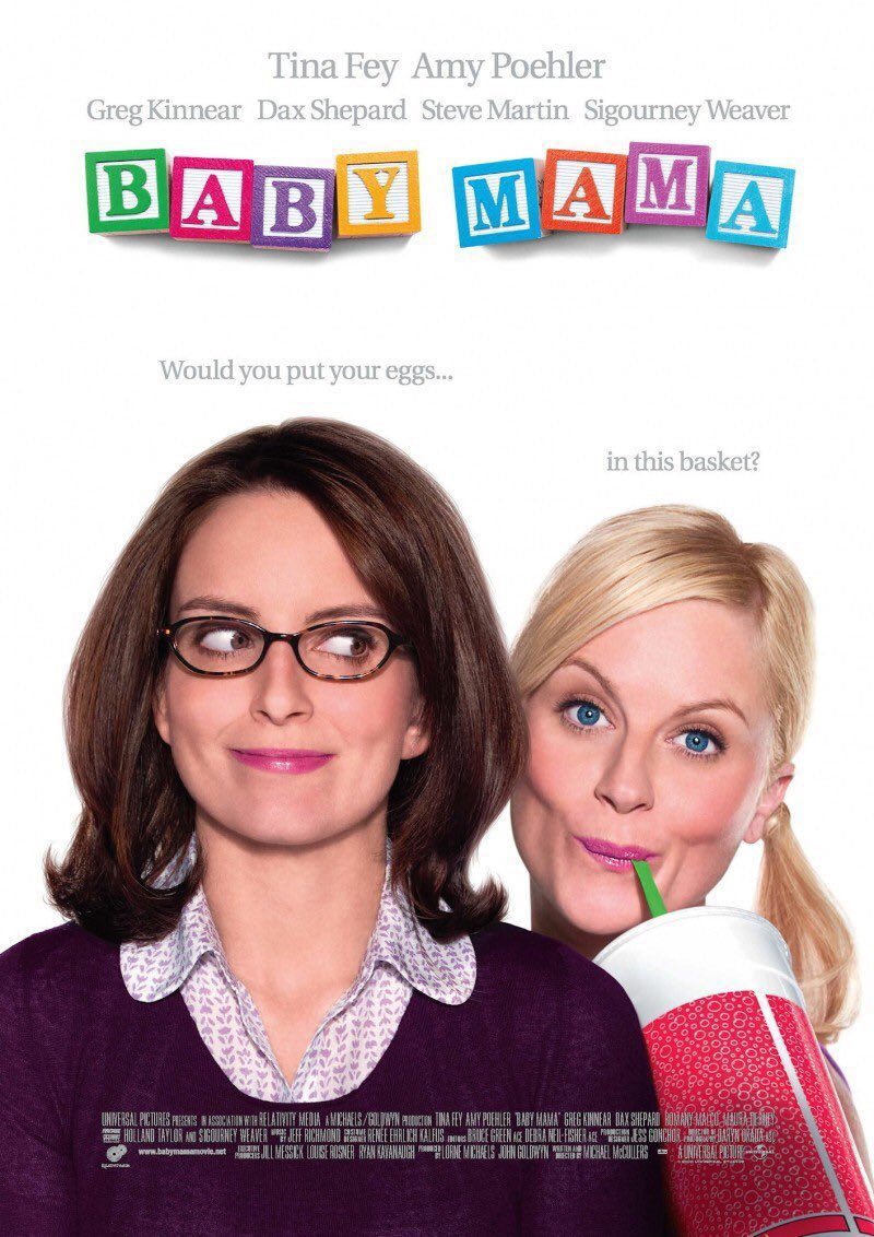 FilmNewsNos's tweet photo. 🎬MOVIE HISTORY: 15 years ago today, April 25, 2008, the movie ‘Baby Mama’ opened in theaters!
#TinaFey #AmyPoehler #GregKinnear #DaxShepard @SteveMartinToGo #SigourneyWeaver #RomanyMalco #MauraTierney #HollandTaylor #StephenMailer #SiobhanHogan #WillForte #KevinCollins https://t.co/hHqjQbNrGd