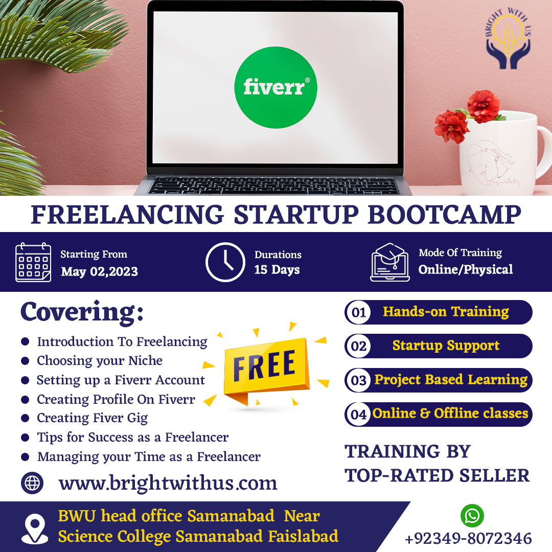 Bright_with_us's tweet photo. Fiverr success course 

Totally free

Register now 

https://t.co/eOdrtLOLtf

#brightwithus #fiverr  #FREECOURSE  #TrendingNow  #Pakistan https://t.co/DsR2UcXo0O