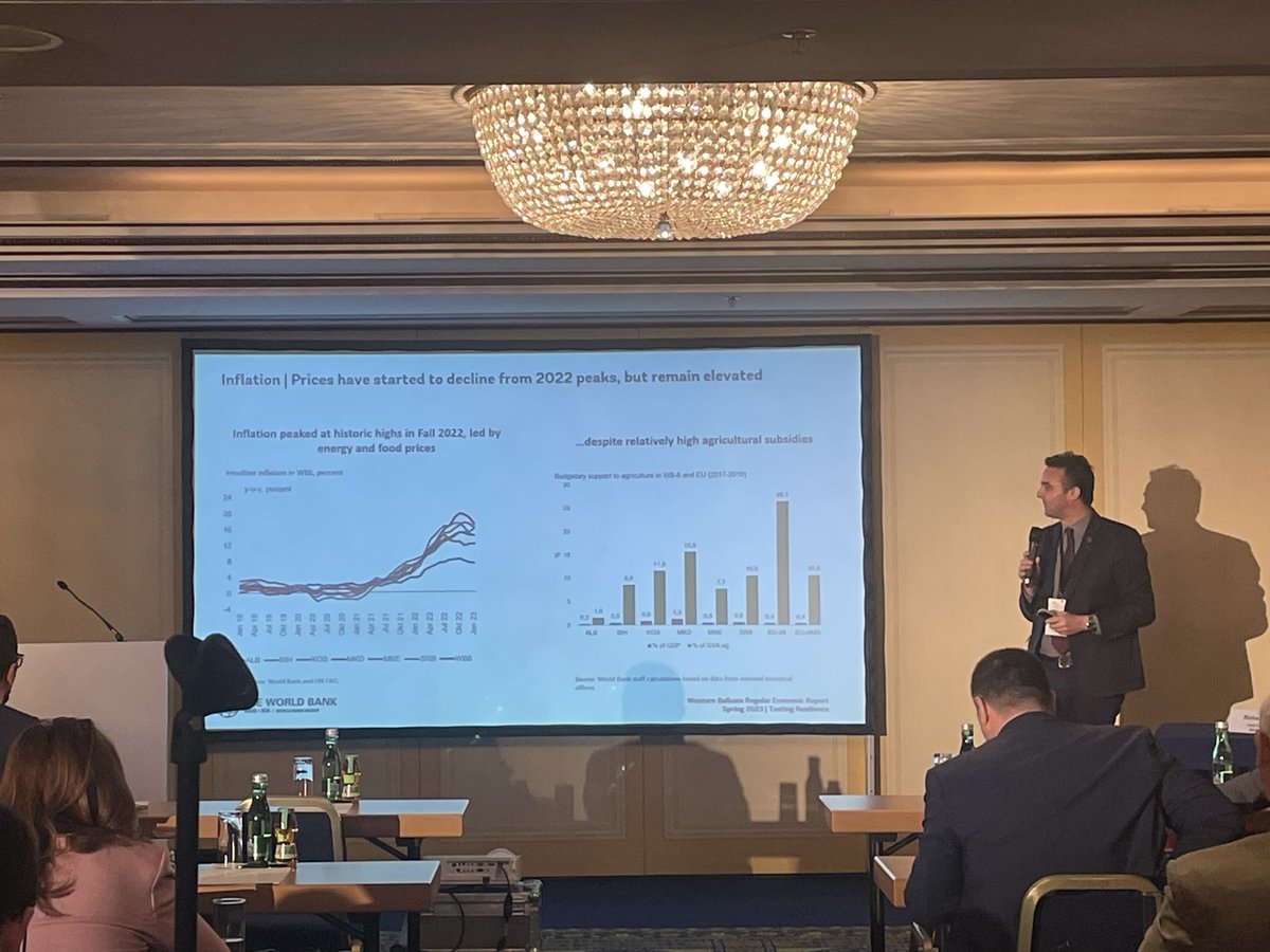 Richard Record <a href="/WorldBankECA/">World Bank Europe and Central Asia</a>: What would happen if we reduced barriers to trade in #WesternBalkans? Reducing waiting time at the border by 3 hours would mean the equivalent of a 2% tariff reduction and could lead to 3% higher GDP over medium term. #StartUpWeBa #WBRER