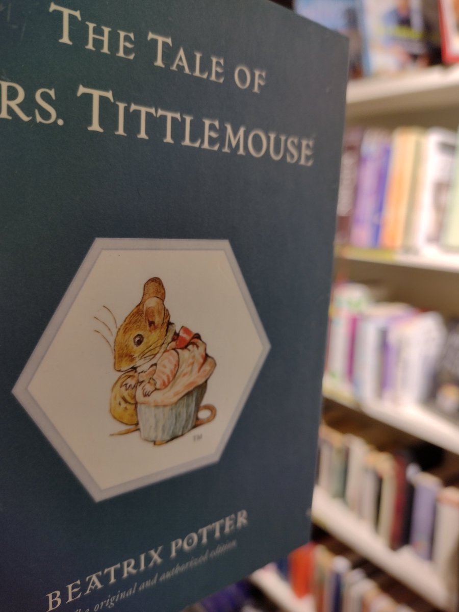 HelmsleyOxfam's tweet photo. Why not have a trip down memory lane and read one of these 'classics' for this month's #oxfamreadingchallenge? Lots of Beatrix Potter titles to choose from here at Oxfam Helmsley! Open from 9.30-5pm today ☺️ https://t.co/eytxOtQp2P