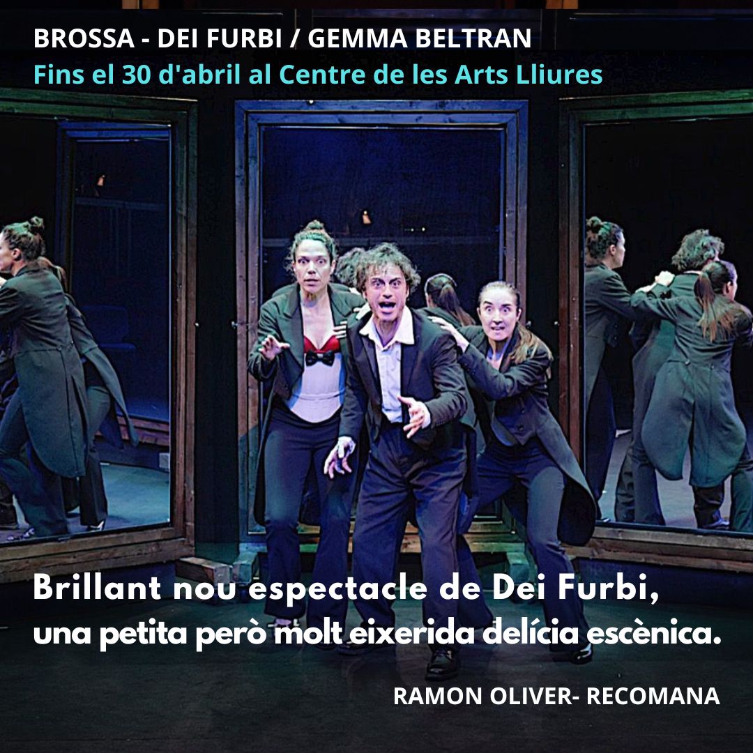 DeiFurbi's tweet image. Al pot petit hi ha la bona confitura i #Brossa és una delícia. Així ho diu la darrera crítica de @Recomana_ 

Última setmana de funcions a la @fundaciobrossa. 

recomana.cat/obres/brossa/c…