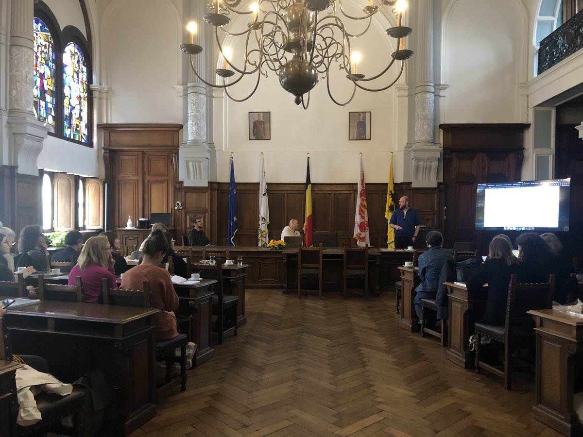 EurFashion's tweet image. The second session of the EFHA/TAG workshop has just started in Hasselt. 
Today, in this charming venue, we will delve into the complex and fascinating topic of #terminologies 

#modemuseumhasselt @MoMuAntwerp @Modemuze #KuLeuven
