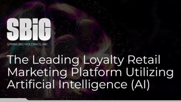 StevenHinkes's tweet photo. $SBIG : SpringBIG offers data-driven decisions for retailers via its new AI platform and has partnerships with #Shopify, Combase, and Korona POS. It’s still virtually unknown among investors based on the daily volume but not for long.
🚀🌕 $BBBY $XELA $MULN $GME $AMC $APE https://t.co/Frij3o8c4W