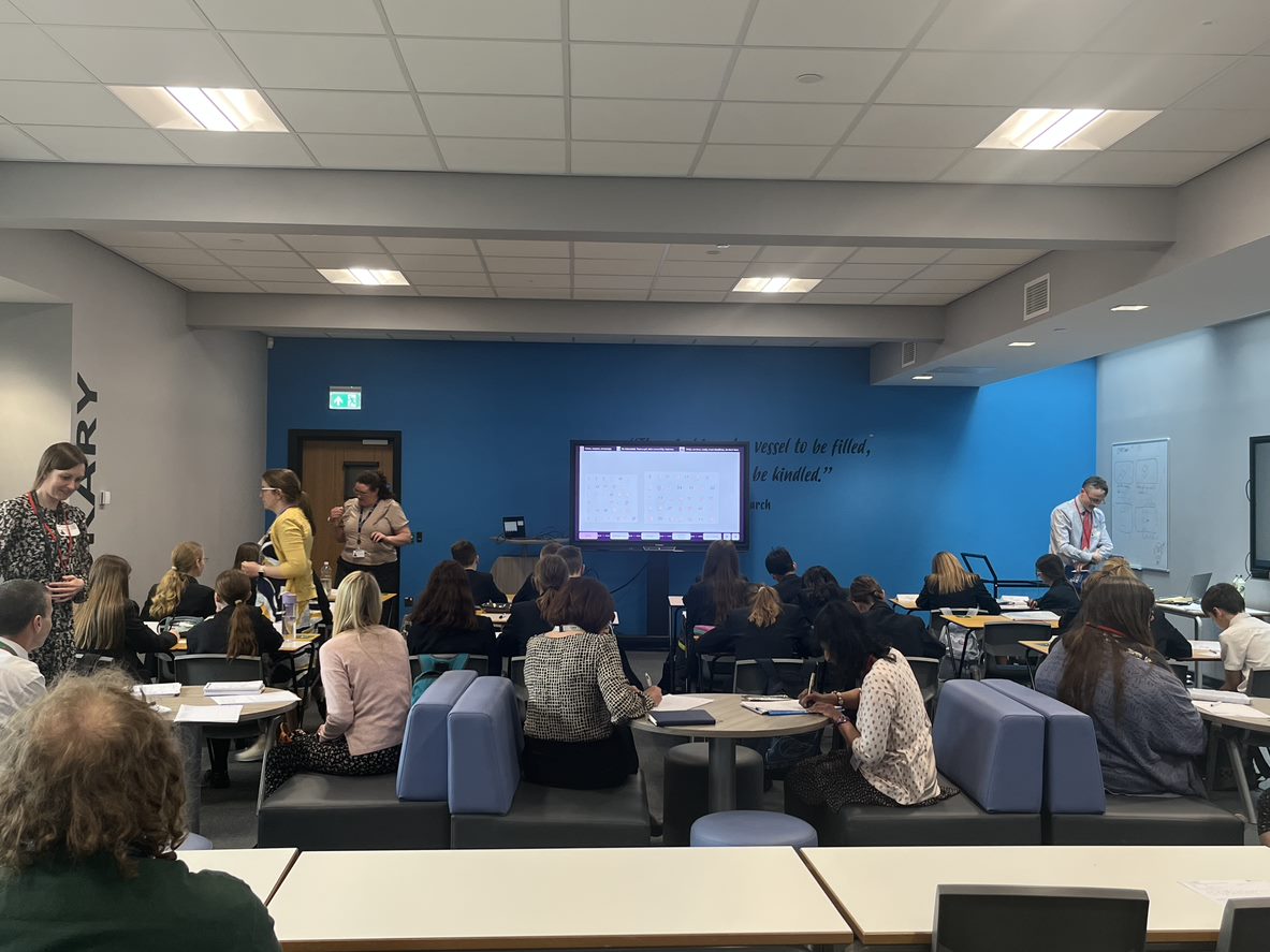 Meridian Trust (@meridiantrustuk) on Twitter photo Teaching for Mastery specialists from <a href="/NorthstoweSC/">Northstowe Secondary College</a> and <a href="/MeridianTrust/">The Meridian Trust</a> hosted an open maths lesson for the Local Leaders of Maths Education from <a href="/CamMathsHub/">Cambridge Maths Hub</a>
The session demonstrated best practice in the teaching of mathematics. Thank you to all attendees.
#AchievementForAll Teaching for Mastery specialists from <a href="/NorthstoweSC/">Northstowe Secondary College</a> and <a href="/MeridianTrust/">The Meridian Trust</a> hosted an open maths lesson for the Local Leaders of Maths Education from <a href="/CamMathsHub/">Cambridge Maths Hub</a>
The session demonstrated best practice in the teaching of mathematics. Thank you to all attendees.
#AchievementForAll