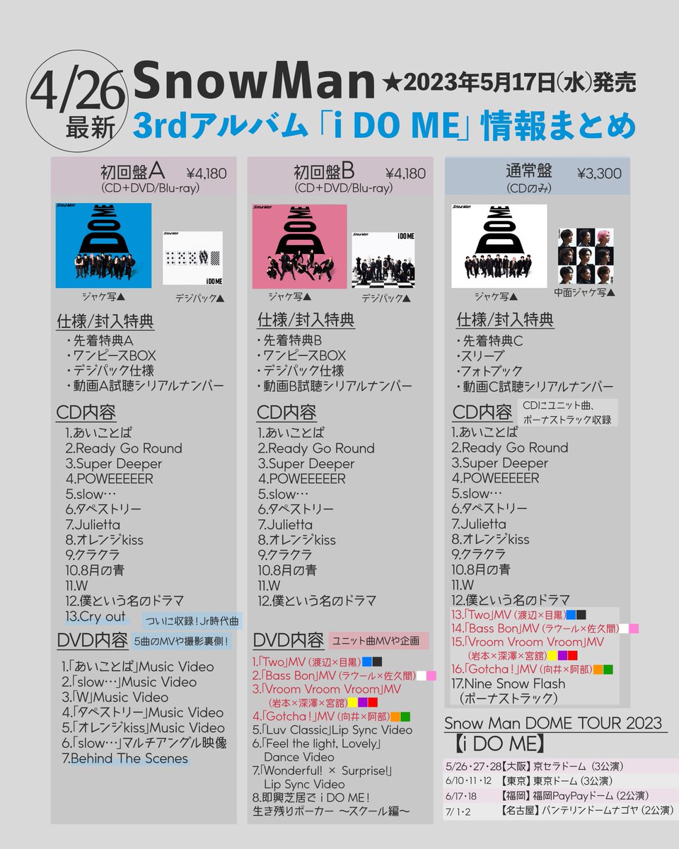 SnowMan 3rd album i DO ME（初回盤A/DVD付） - アイドル