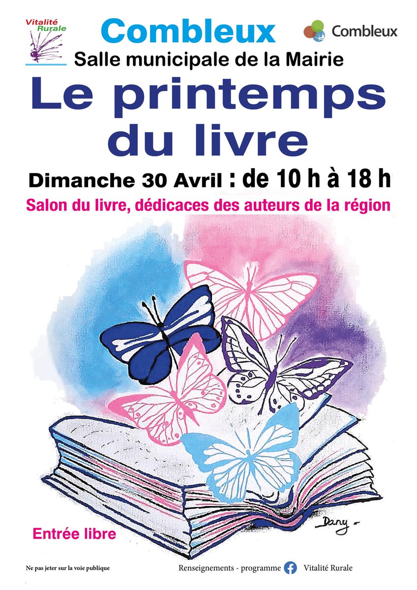 BLOGGER DE LOIRE: Rendez- vous dimanche 30 au salon du livre de Combleux (30 avril) bloggerdeloire.blogspot.com/2023/04/salon-…