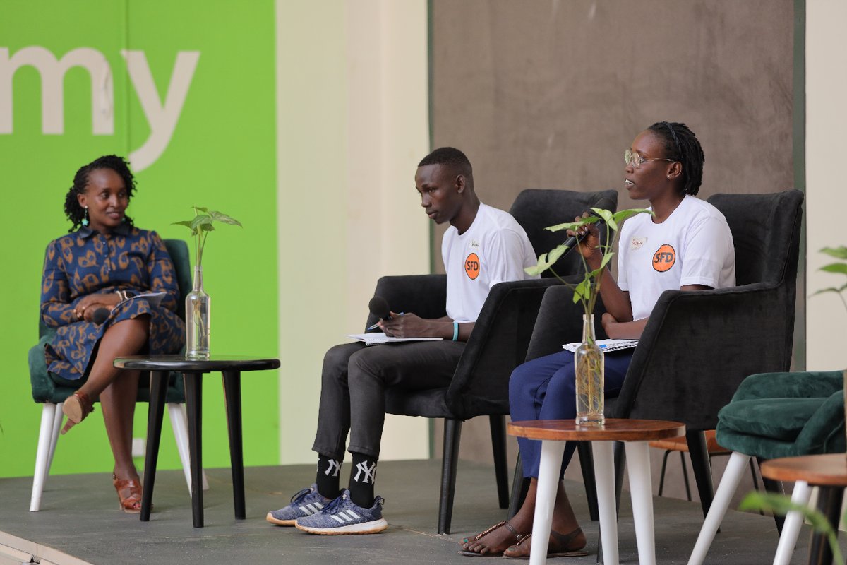 tbf_ug's tweet photo. #GameUpForChangeWeek, Youth Participants Teddy and Vincent, sharing their experiences on how sports has impacted their lives and the challenges they have encountered in their athletic careers.
#GameUpForChange
#SFDWeek https://t.co/sSpaAJwk1x