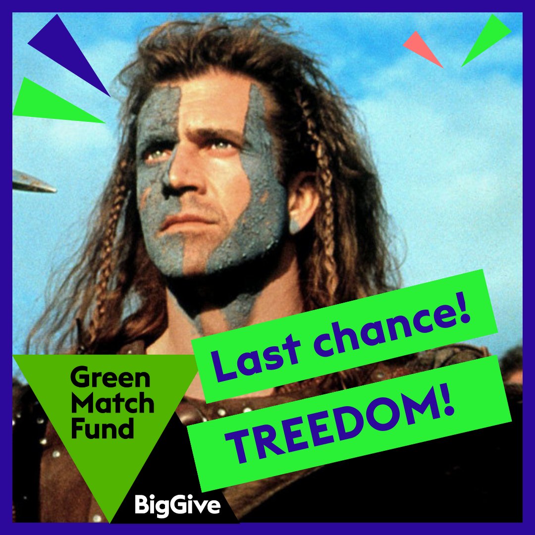 Last chance! £8,020 raised towards £10,000 target A MASSIVE shout of gratitude to everyone who has supported our #GreenMatchFund 1 day left for match funding Please donate before Midday tomorrow Thurs 27 April to DOUBLE your donation & DOUBLE your impact shorturl.at/nJSUW