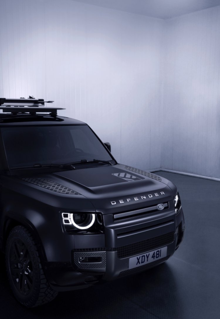 theragers's tweet photo. Today’s Defender News: 
1. Intro of Defender 130 Outbound. Five seats and massive load space.  
2. Defender 130 now available with 500PS supercharged V8 engine for the first time.
3. County is back. New design pack for Defender 110. 
Open for orders now (images 130 Outbound) https://t.co/BB4RgVN3Wk