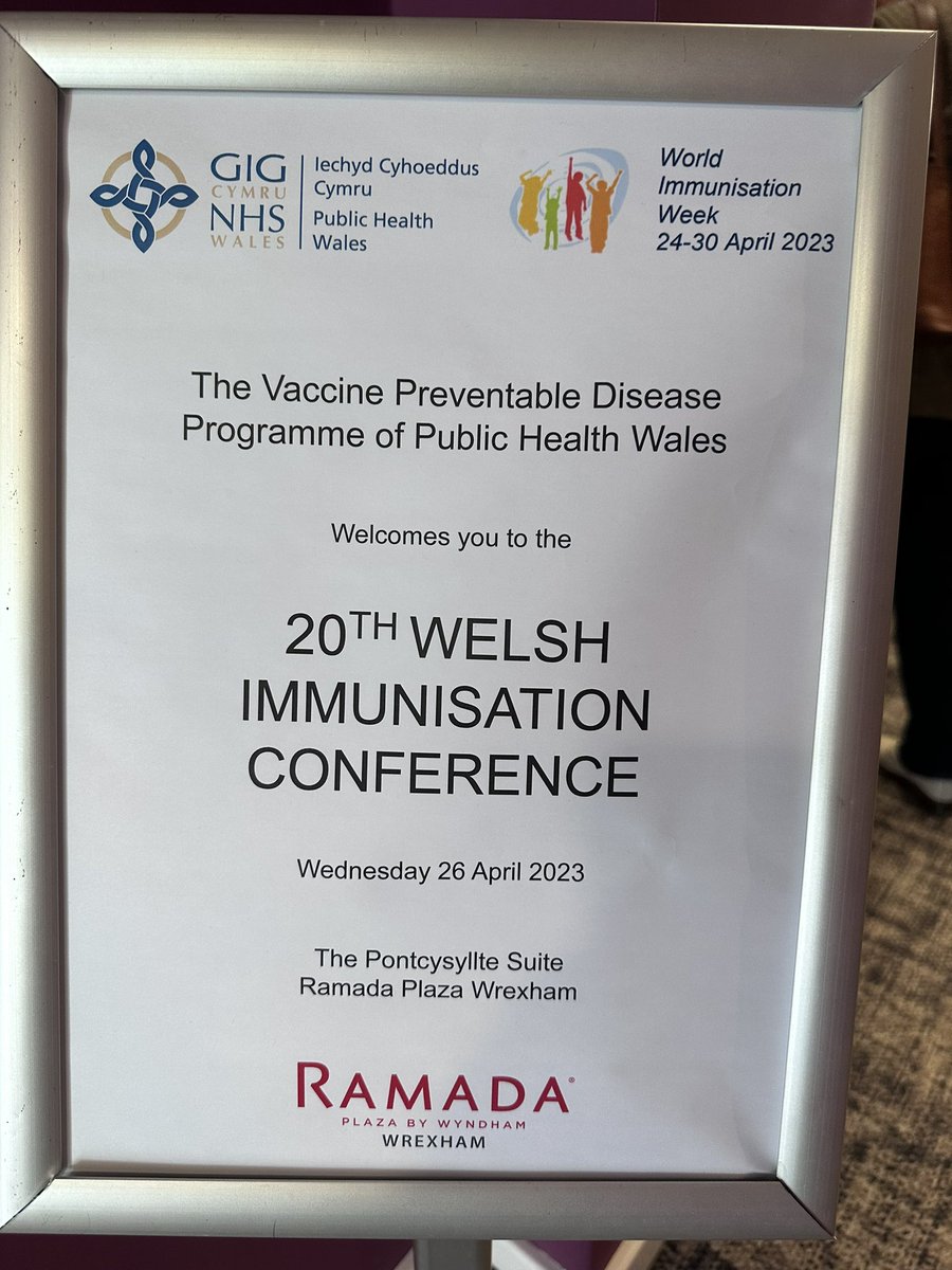 agmshankar's tweet photo. It’s the 20th #WelshImmunisation conference here in #Wrexham Great to welcome over 100 colleagues. My lovely #VPDP team have done an excellent job putting this together #vaccinationsaveslives https://t.co/nek8oMW9cw
