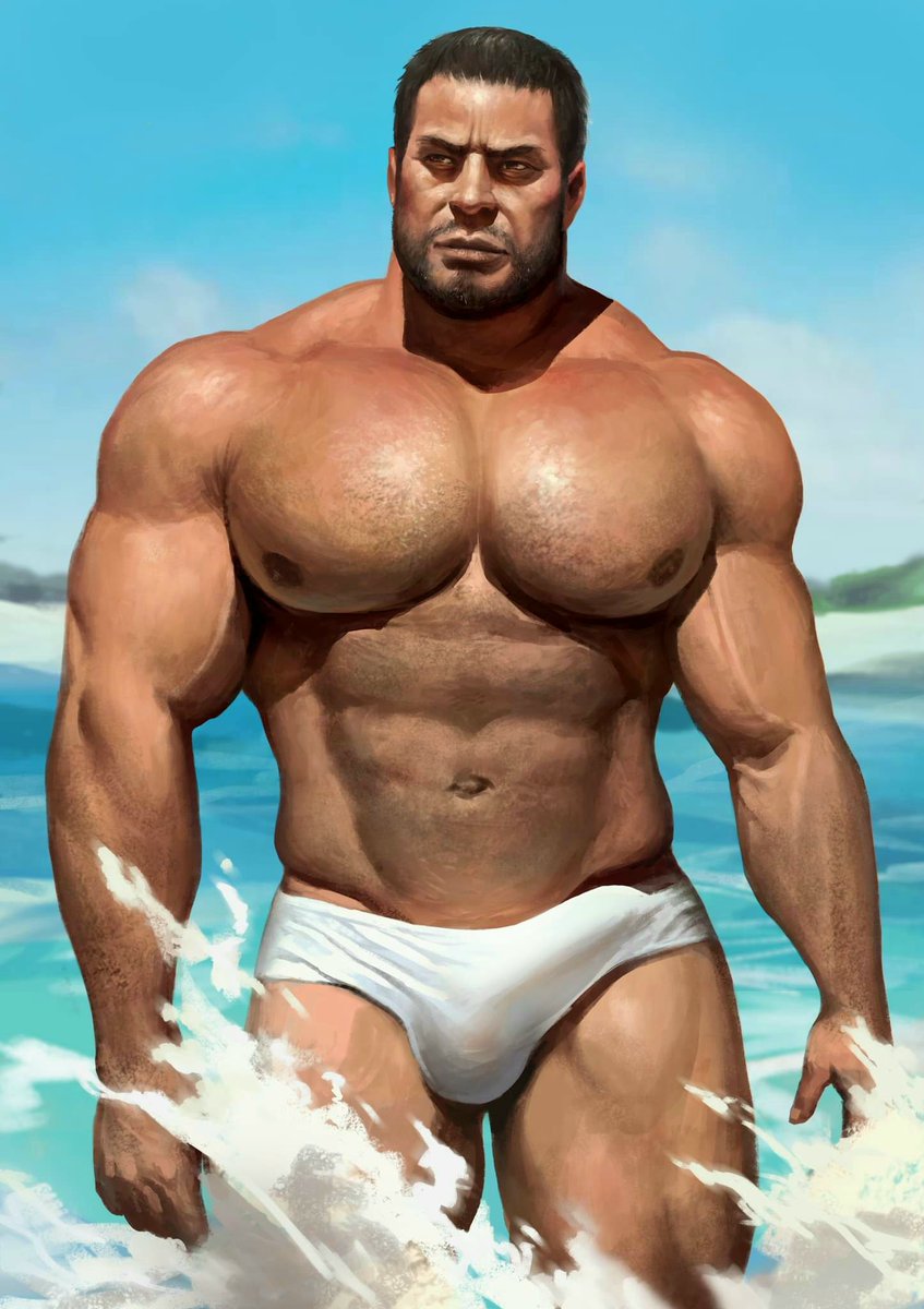 **Repost/Fixed colors** Chris's now on vacation after RE8 XD

 #daddy_bear #BulgeMen #nsfwyaoi #baraartist #bulgepants #bulges #muscledadmuscle #yaoiart #commissionsopen #baransfw #chrisredfield #chrisresidentevil #ChrisRedfield
#speedo #sexymen #musclebear
#musclegay