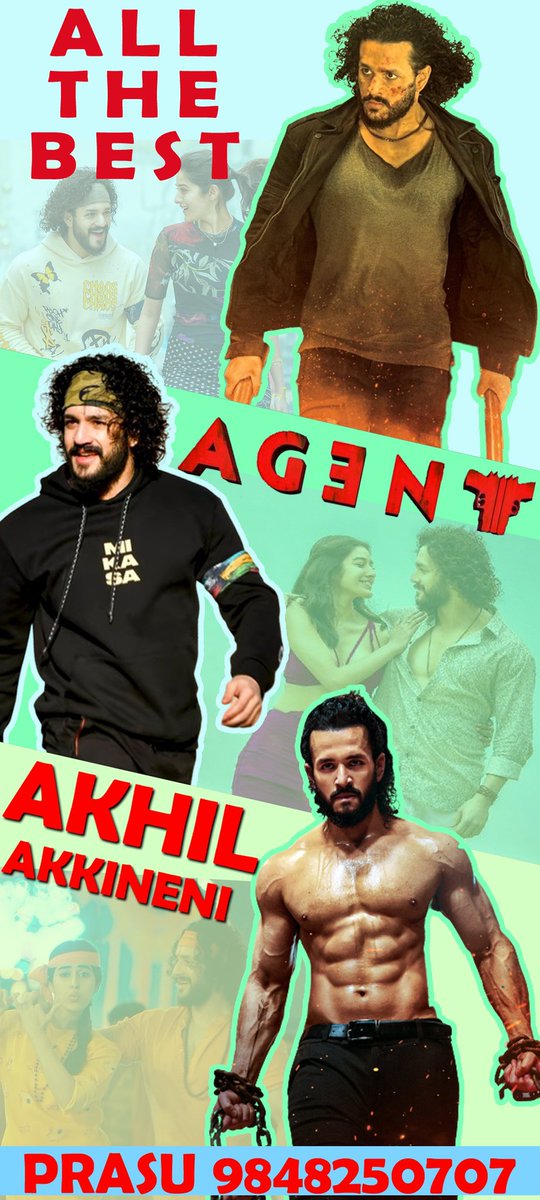 prasu0707's tweet photo. #Agent 2 days to
బుల్లెట్ల వర్షం...అభిమానుల హర్షం
@AkhilAkkineni8
#AGENTonApril28
#AgentFlex https://t.co/LBEknbxfLm
